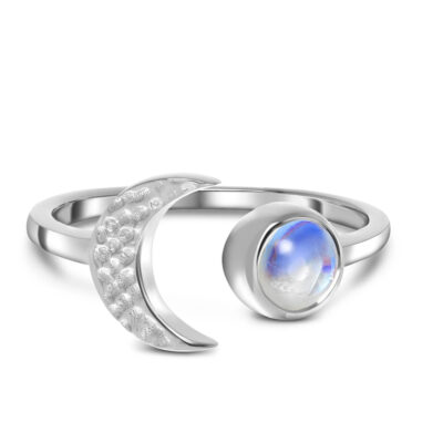Moonstone Crescent Ring – LBSR-493